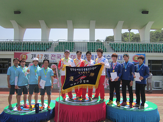 코오롱 양궁팀 - 코오롱 양궁선수들의 양궁시범 2