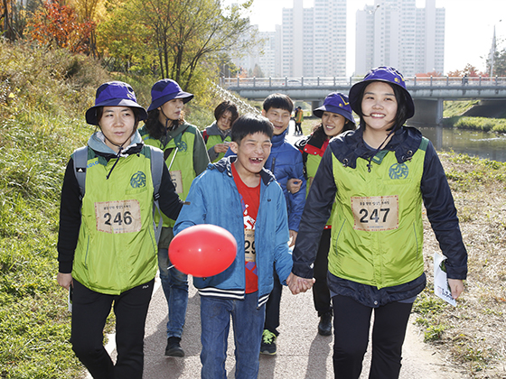 코오롱 사회봉사단 - 꿈을 향한 삼남길 트레킹