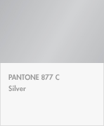 보조색상 여섯번째 컬러[Silver] : 1) PANTONE : 877 C